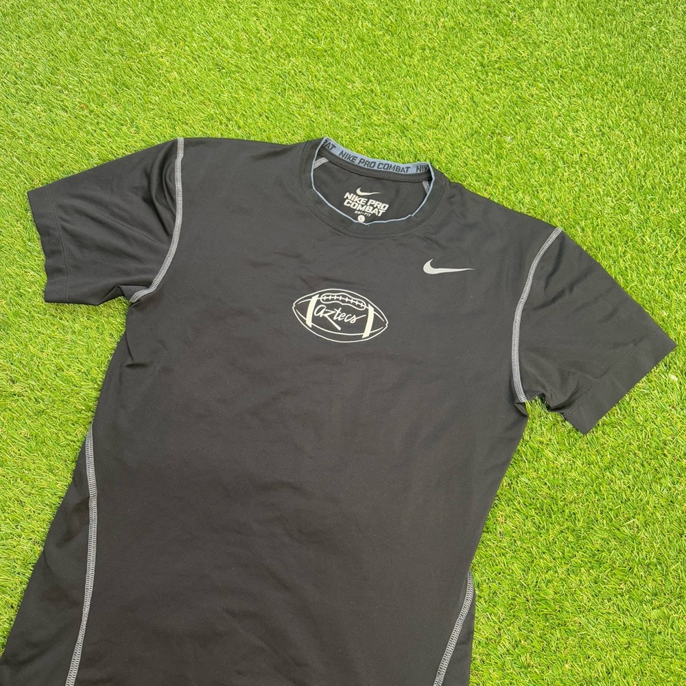 Nike Black Short Sleeve Football Tee